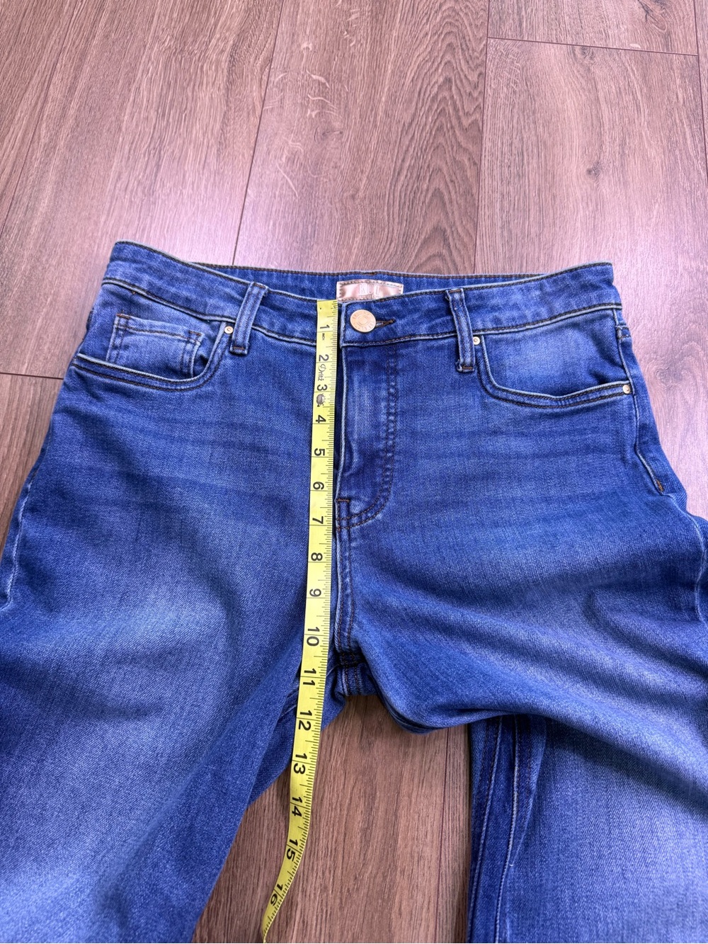 Kut From The Kloth Kelsey Raw Hem Kick Flare Jeans Size 8 - Picture 11 of 12